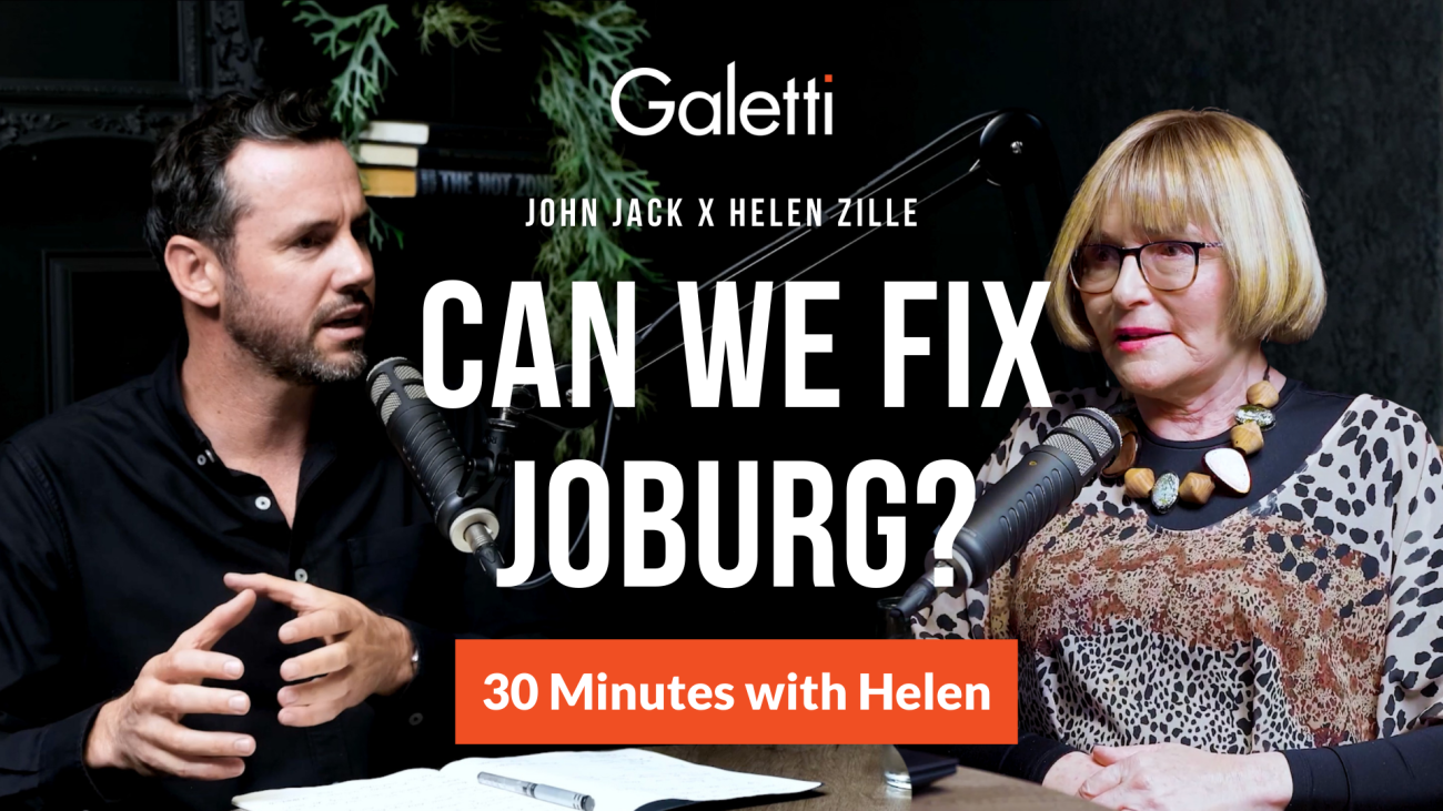 Helen Zille Interview on Johannesburgs prospects